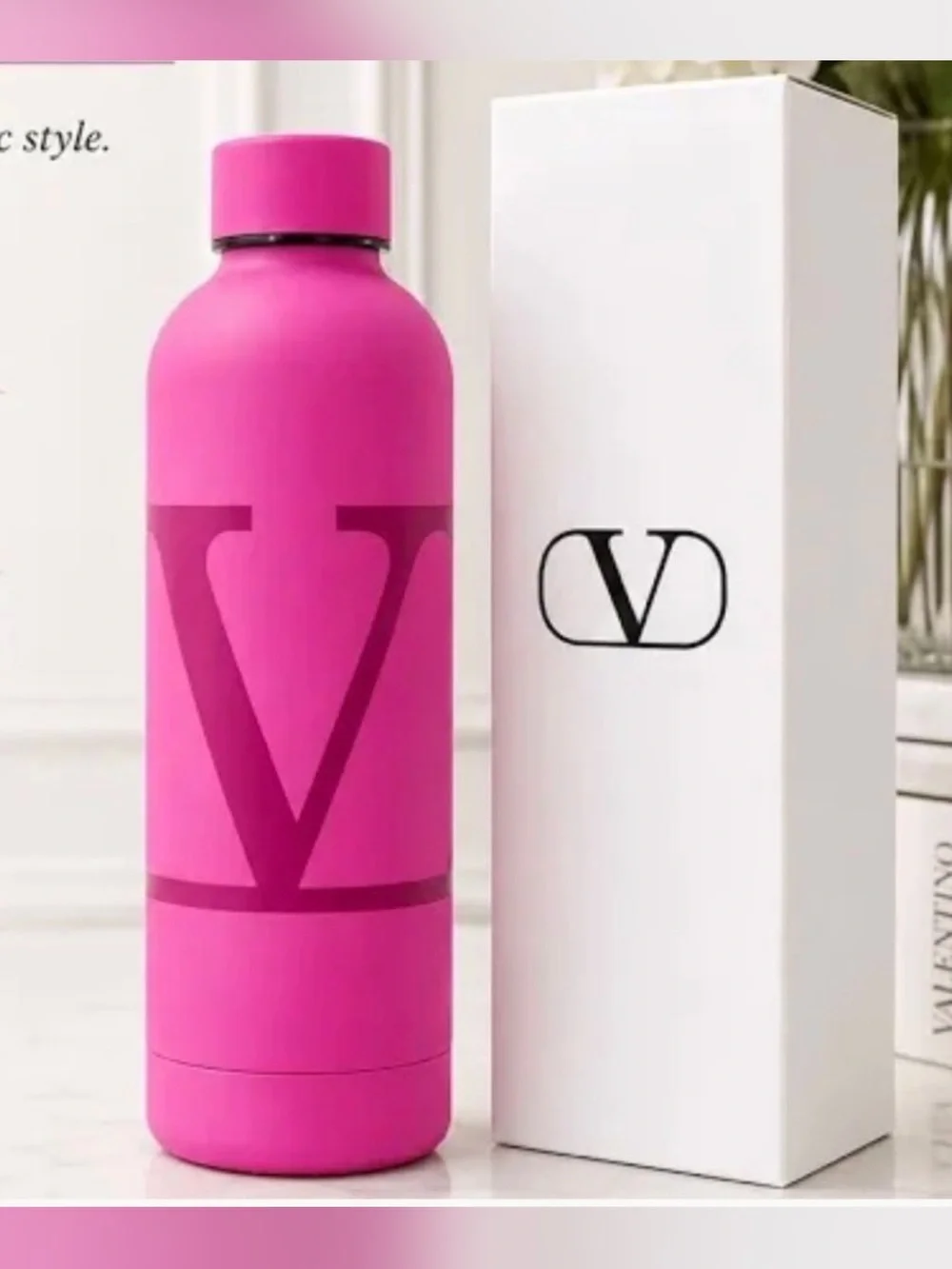 Valentino Water Jug Tumbler Bottle